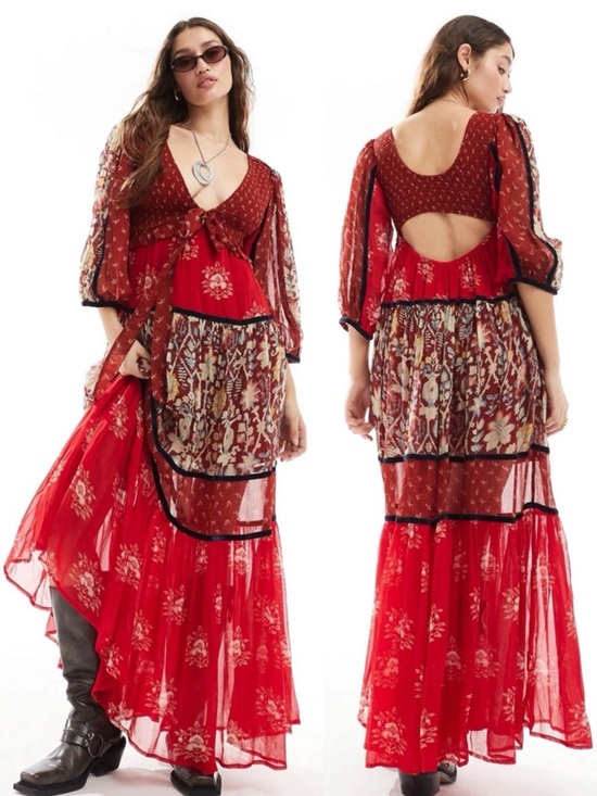 Free People Dresses & Skirts - Free People Bali Laurel Maxi Dress